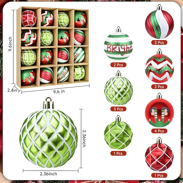 Bolas decorativas de Navidad