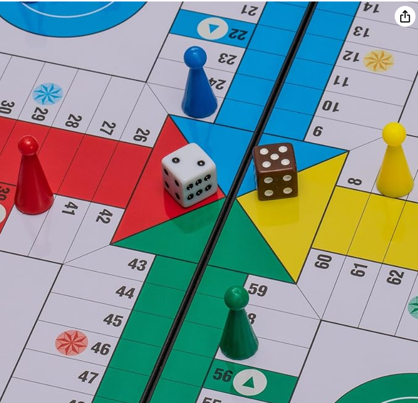 Juego de ludo magnético y plegable