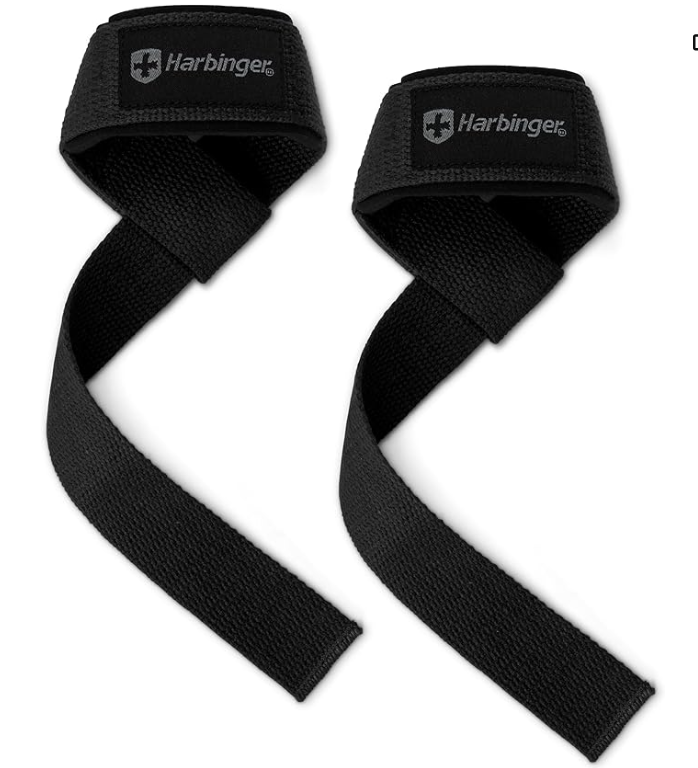 Correas acolchadas de algodón para levantamiento de pesas con muñequera acolchada NeoTek