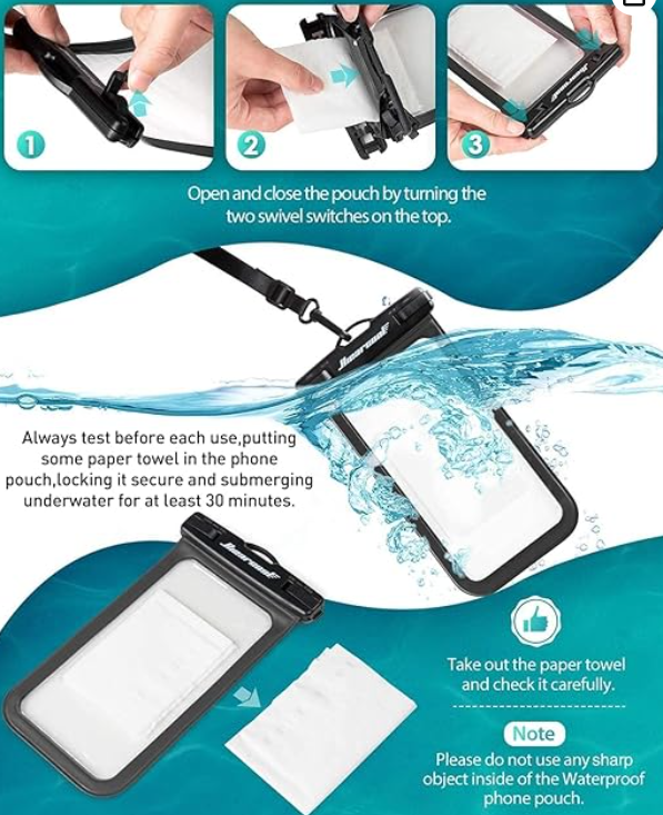 Bolsa universal impermeable para teléfono